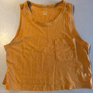 Everlane - The Premium Weight Cropped Pocket Tank - Like New